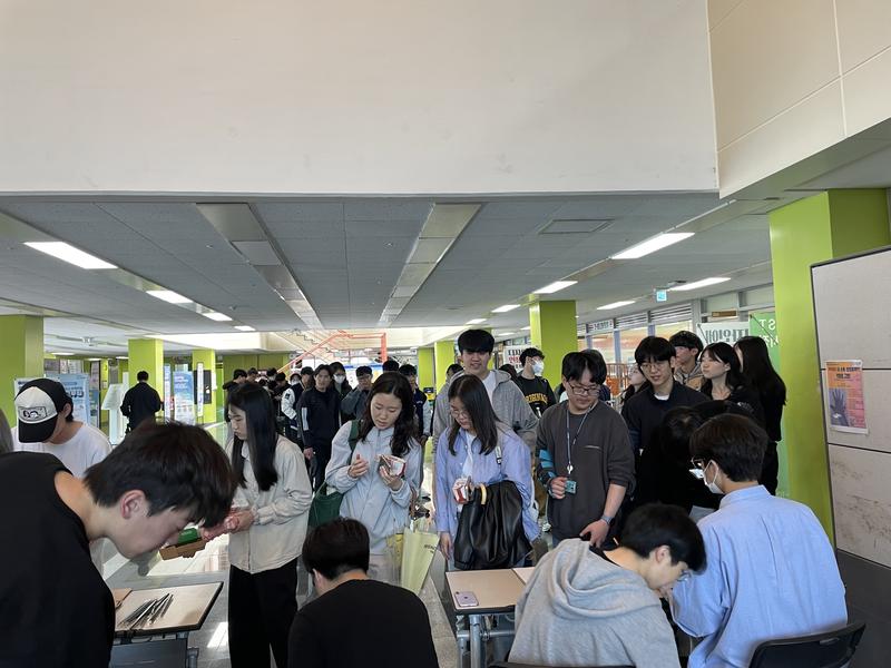 2023년 1학기 공과대학 중간고사 간식행사 개최(2023.04.14.)