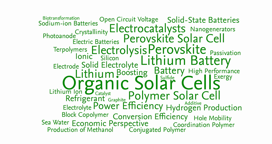 Research Keywords of Energy and Chemical Engieering
